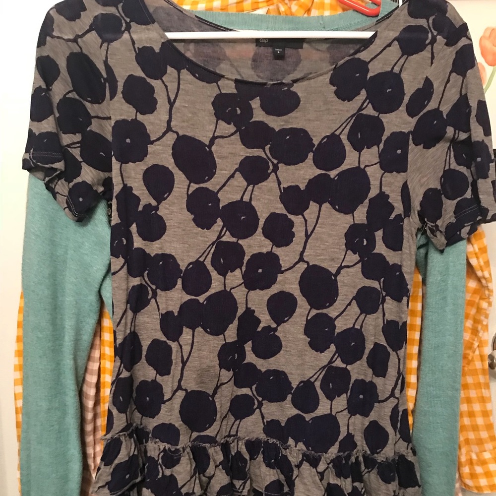 Peplum detailed top